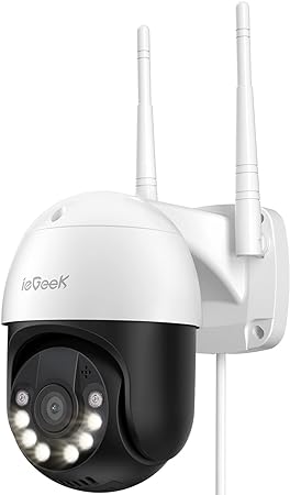 ieGeek 2K Caméra de Surveillance WiFi Extérieure dome Panoramique 360°