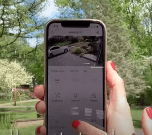 telephone qui teste la qualité de l'image de la caméra