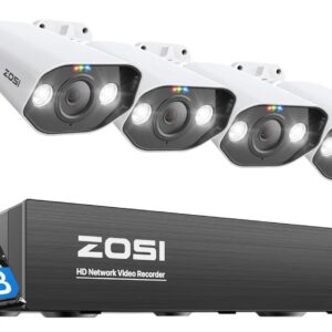 Vue d'ensemble du kit de surveillance 4K comprenant 8 caméras et tous les accessoires nécessaires