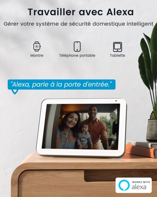 ieGeek 2K Sonnette sans Fil avec Camera Détection De Mouvement – Image 7